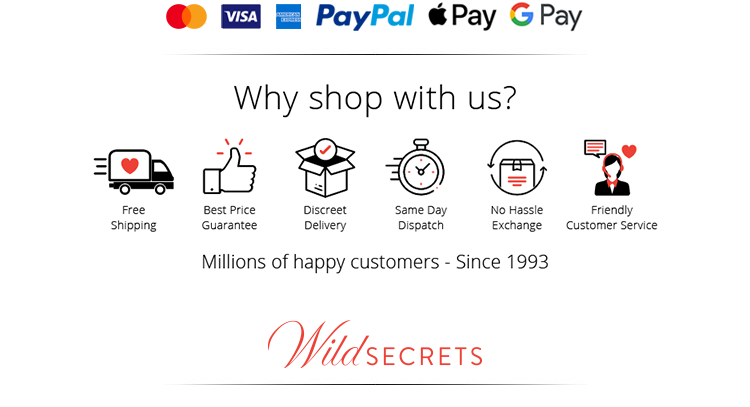 o E PayPal Pay G Pay Why shop with us? PO Y Free BestPrice Discreet Same Day No Hassle Friendly Shipping Guarantee Delivery Dispatch Exchange Customer Service Millions of happy customers - Since 1993 MCSECRETS 
