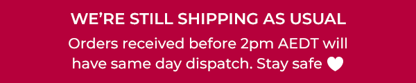 We're still shipping!