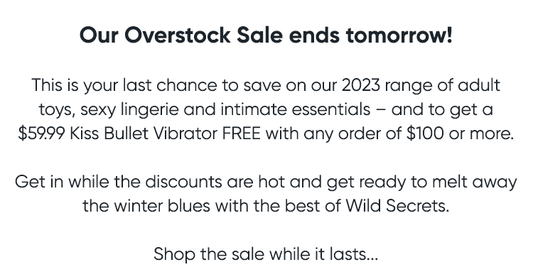 Last Chance Overstock