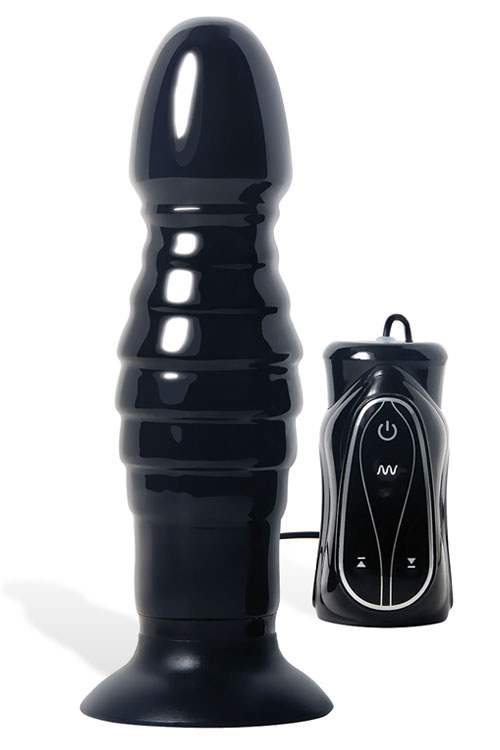 Adam and Eve Thrusting 6.5&quot; Anal Vibrator with Remote