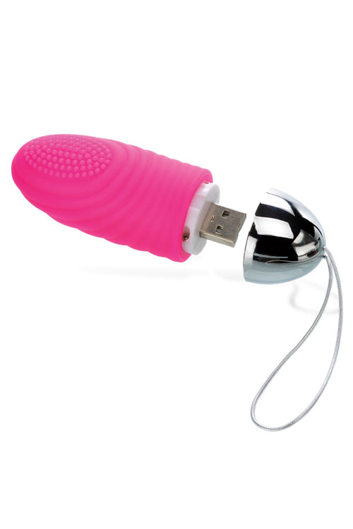 Adam and Eve 3.5&quot; Textured Silicone Bullet Vibrator with Remote