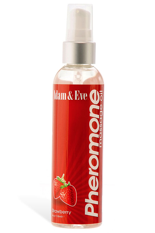Pheromone Massage Oil - Strawberry (118ml)