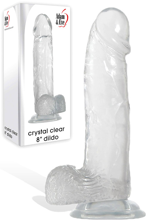 Adam and Eve 8&quot; Realistic Jelly Feel Dildo