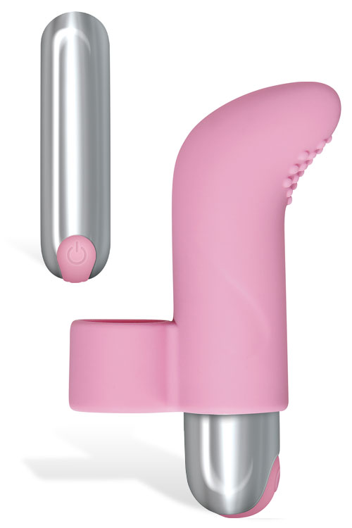 Adam and Eve 3.4&quot; Finger Vibrator with Removable Bullet