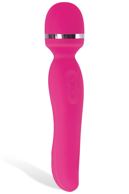 Adam and Eve Intimate Curves 7.75&quot; Silicone Wand Vibrator