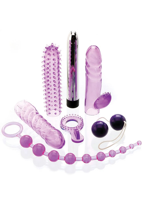 Adam and Eve Complete Lover's Vibrator Kit (7 Pce)