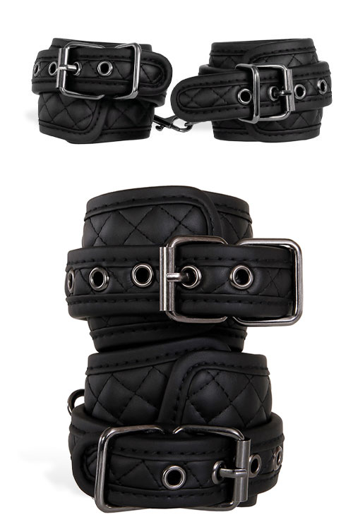 Fetish Dreams Vegan Leather Wrist Cuffs