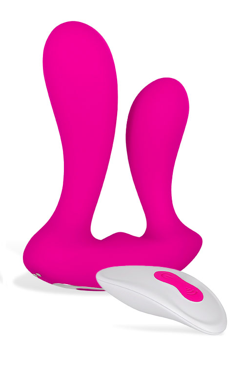 Adam and Eve Remote Controlled Dual Entry Vibrator