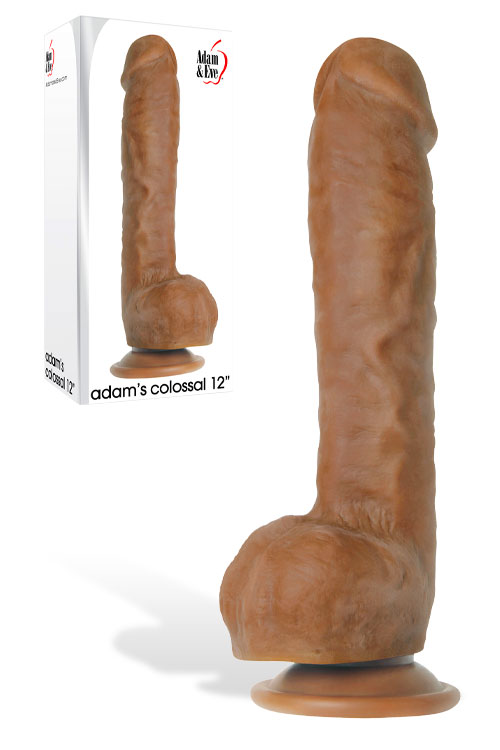 Adam and Eve 12&quot; Suction Cup Colossal Dildo