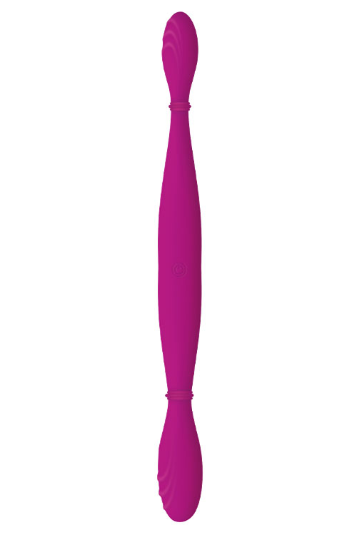 Adam and Eve 14.5&quot; Double Ended Vibrating Couples Joy Stick