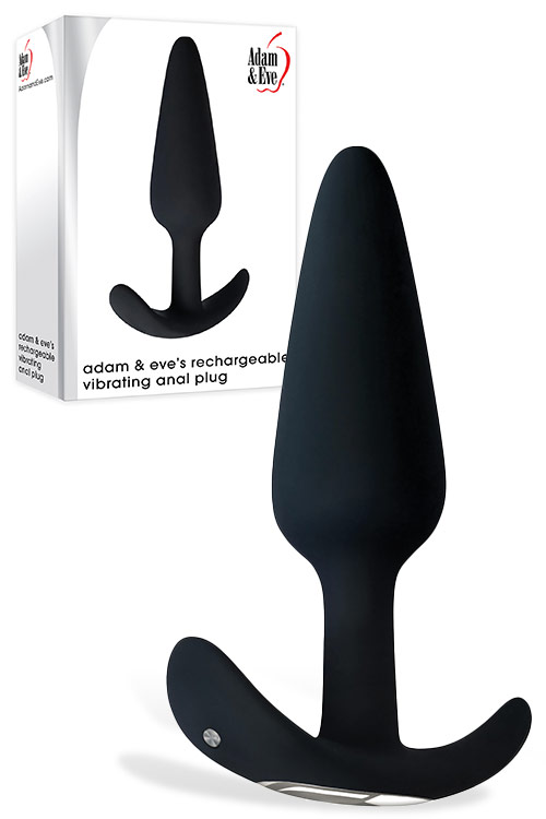 6" Rechargeable Vibrating Anal Plug