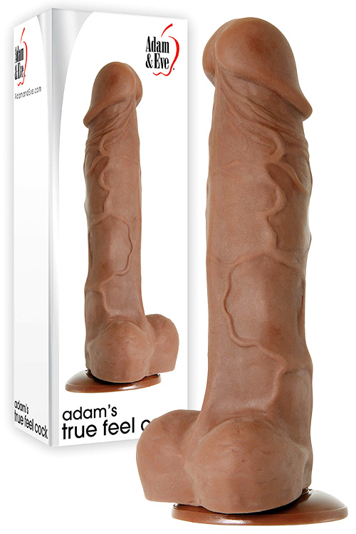 Adam and Eve True Feel Cock 7&quot; Realistic Dildo with Suction Cup Base