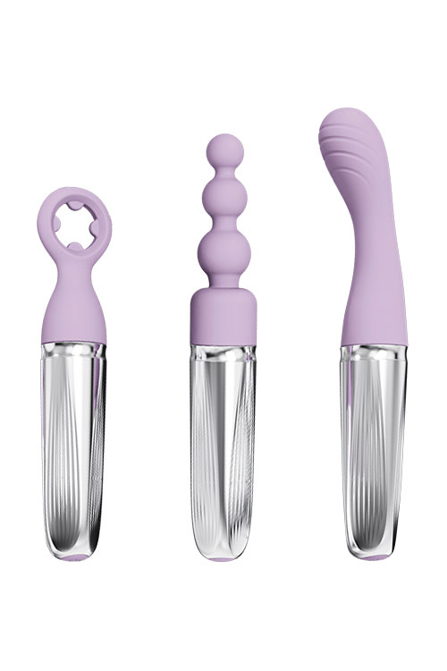 Adam and Eve Sweet Dreams Massager Kit with 8 Vibrator Attachments