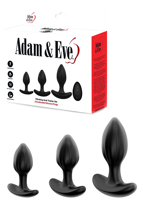 Adam and Eve 3 Piece Vibrating Anal Trainer Set