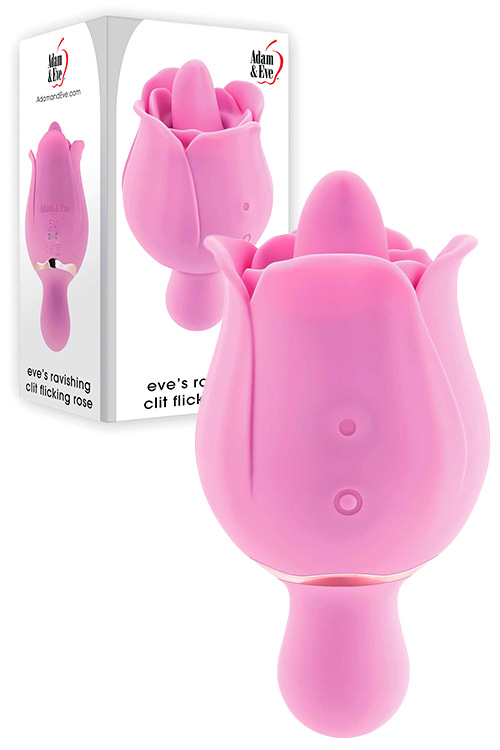 Adam and Eve Eve's Ravishing Clit Flicking Rose Vibrator