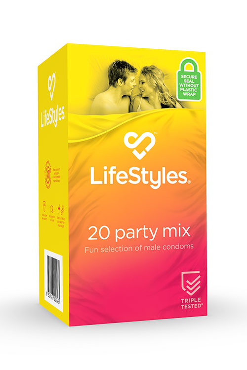 Lifestyles Party Mix Condoms (20 Pack)