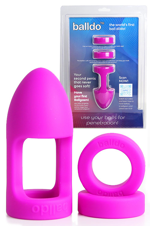 Ball-Dildo Set with Spacer Rings