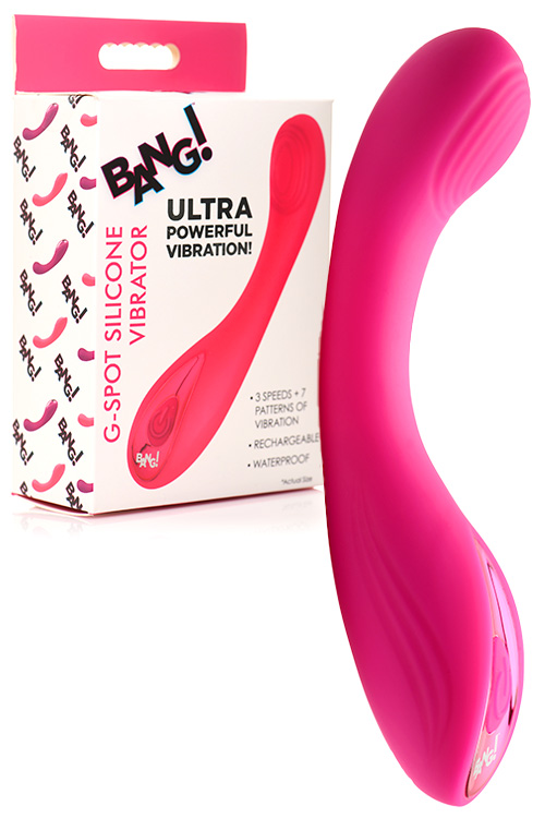 Bang 5.4&quot; G Spot Silicone Vibrator