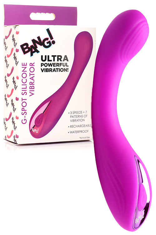 Bang 5.4&quot; G Spot Silicone Vibrator