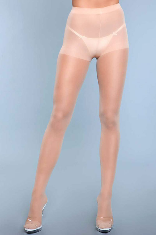 Walk Right Out Nude Pantyhose with Back Seam