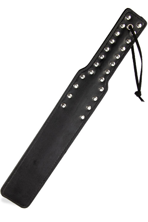 14.8" Vegan Leather Studded Paddle