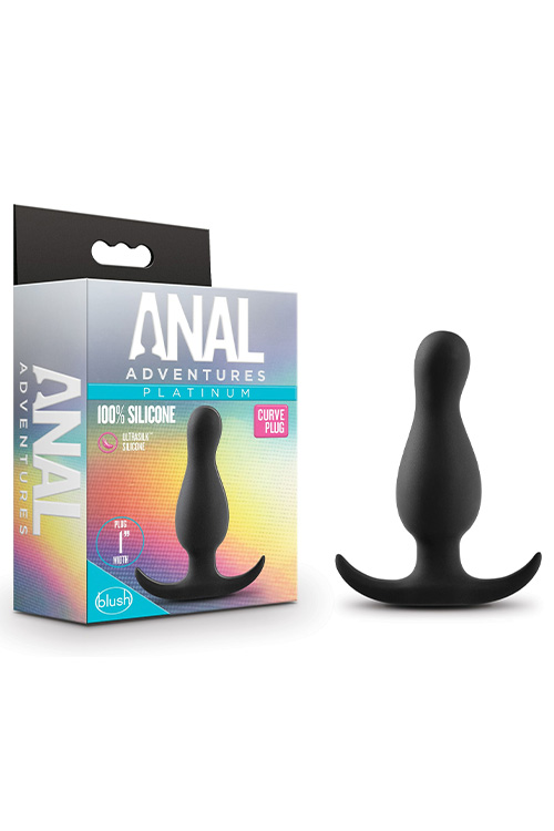 Blush Anal Adventures 3.5" Curved Butt Plug