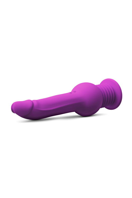 Blush New York Gyro Quake 9.25&quot; Thumping & Vibrating Dildo with Suction Cup Base