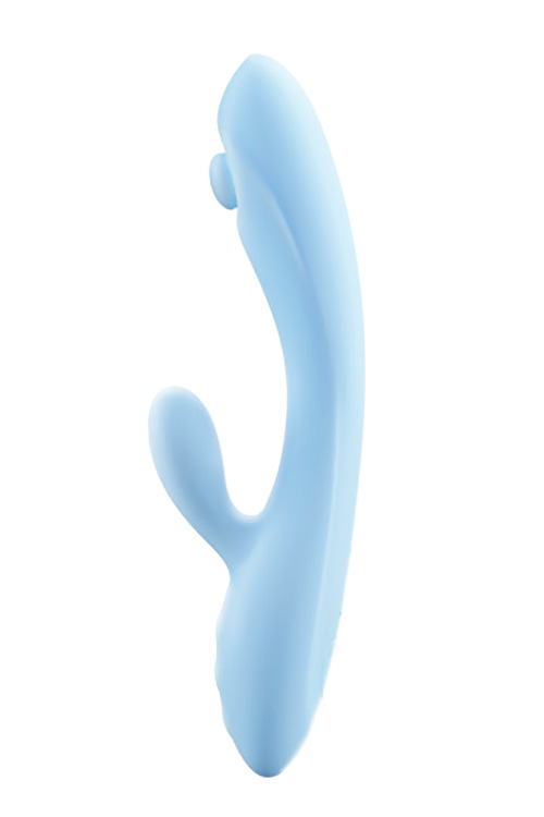 Blush Moondust Magic 8&quot; Flexing Silicone Rabbit Vibrator