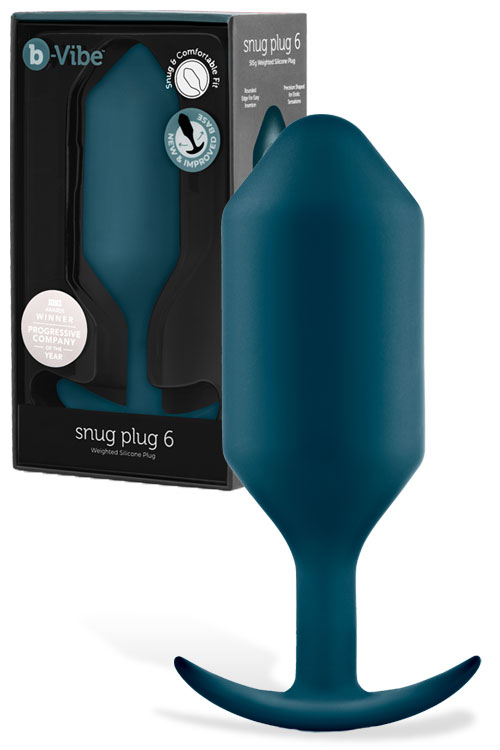 B-Vibe Snug Plug 6 - 6.3&quot; Weighted Butt Plug