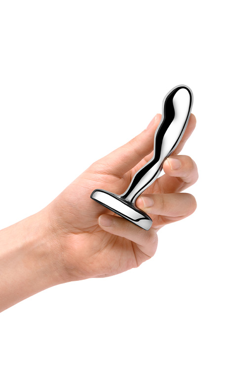 B-Vibe 4.5&quot; Stainless Steel Prostate Plug