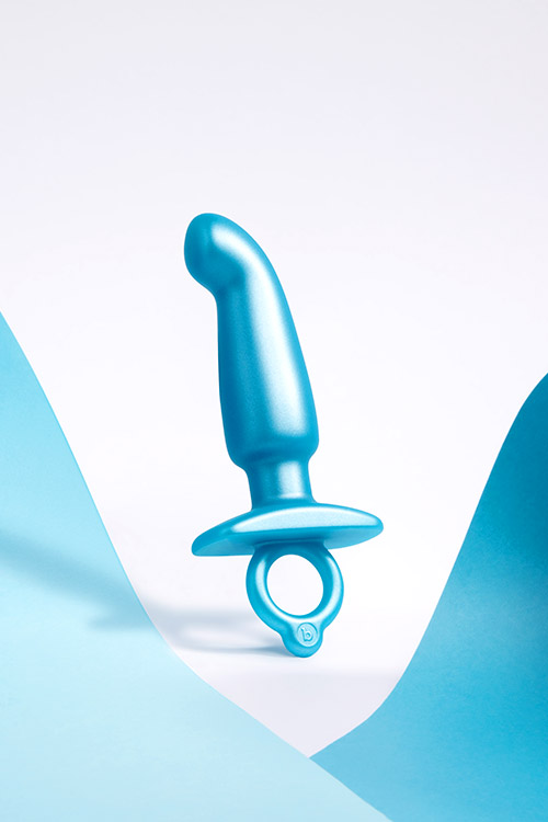 B-Vibe Hither Plug 5.6&quot; Silicone Prostate Massager