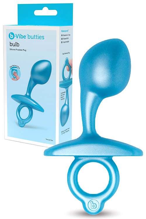 B-Vibe Bulb Plug 4.2&quot; Silicone Prostate Massager