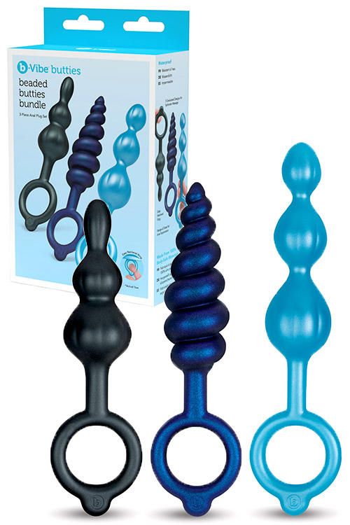 Beaded Butties Bundle 3 Piece Anal Plug Set