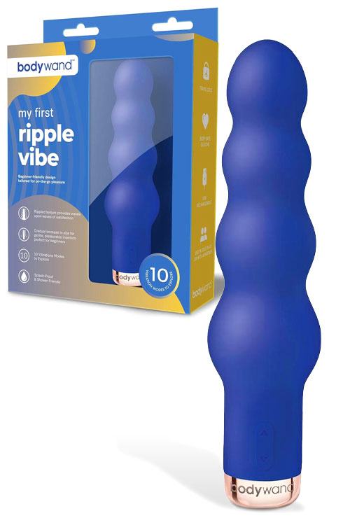 Bodywand My First Ripple Vibe 6.5&quot; Textured Classic Vibrator