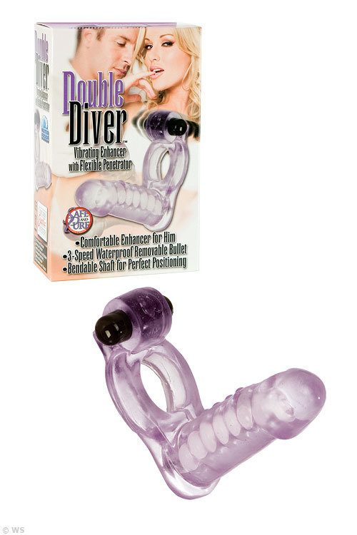Double Diver Cock Ring & Stimulator