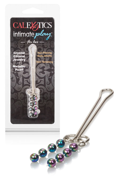 California Exotic Intimate Times Non Piercing Crystal Clitoral Jewellery