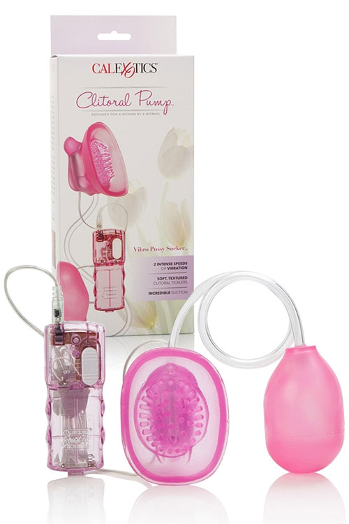 Vibrating Female Pump with Clitoral Ticklers