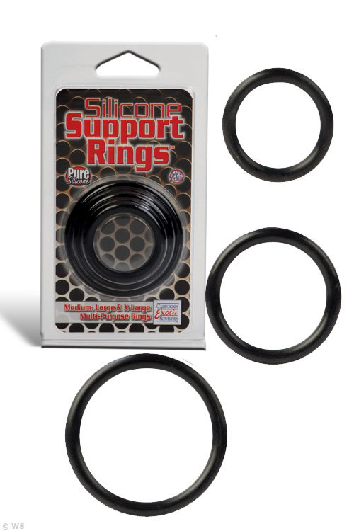 Silicone Support Cock Ring Pack