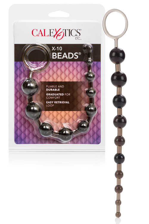 11" Anal Beads with Retrieval Ring (Pliable cord)