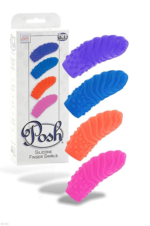 Set of 4 Posh Silicone Finger Teasers