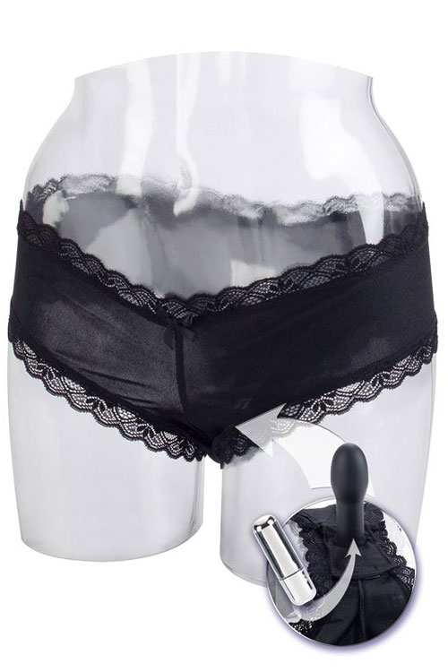 Panty With 3.25" Probe & Removable Bullet Vibrator