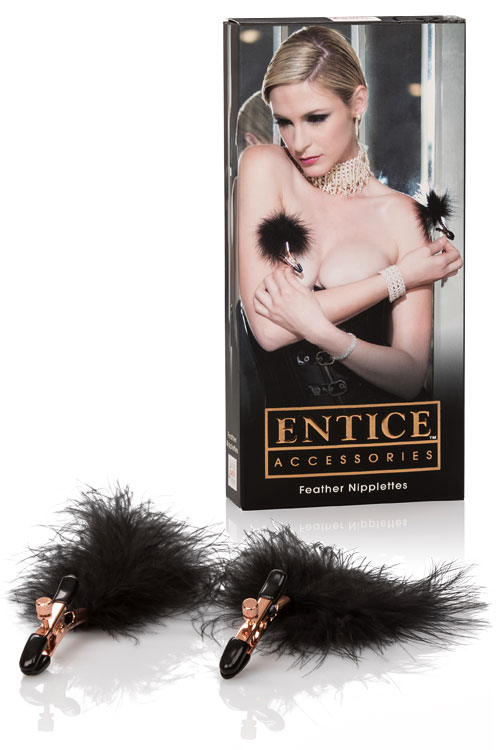 Entice Feathery Nipple Clamps