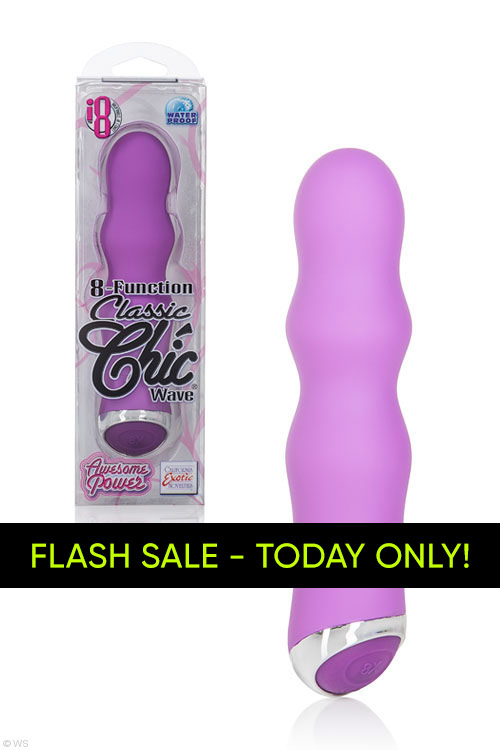 California Exotic 8 Function Classic Wave 5.75&quot; Vibrator