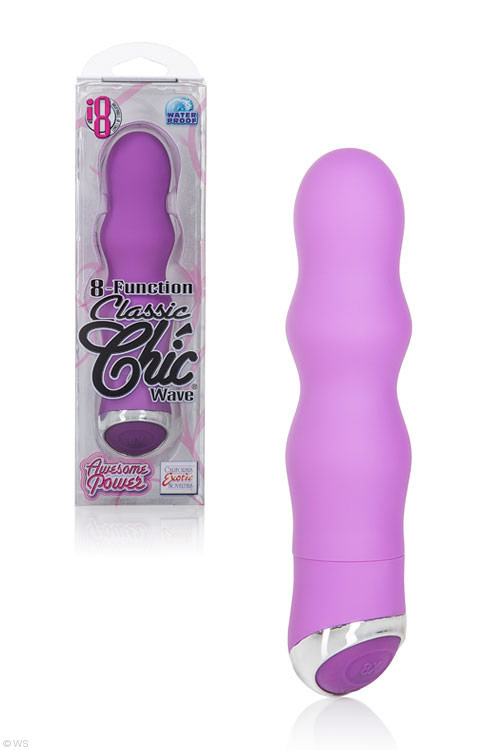 California Exotic 8 Function Classic Wave 5.75&quot; Vibrator