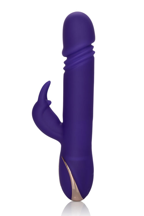 California Exotic Ultra-Powerful Rechargeable Thrusting 9&quot; Jack Rabbit Vibrator