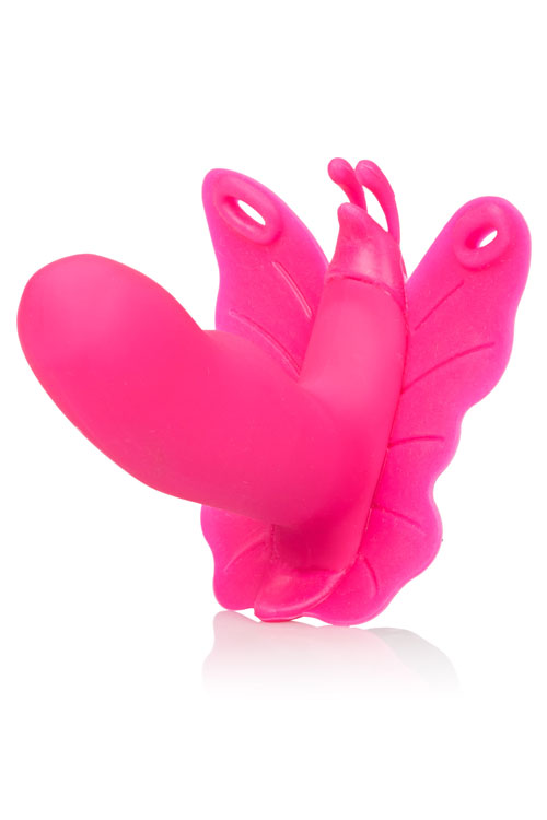 California Exotic Venus Remote Controlled 3.5&quot; Wearable Butterfly Vibrating Stimulator with Removable Straps