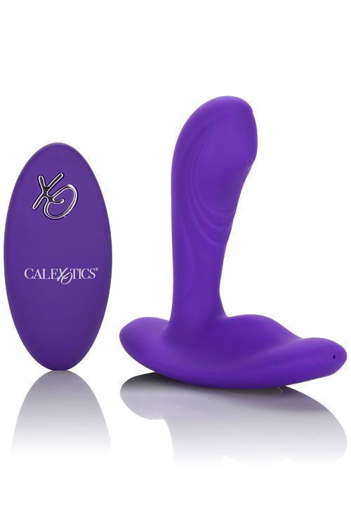 Vibrating 4" Butt Plug With Roller-Ball Tip & Remote