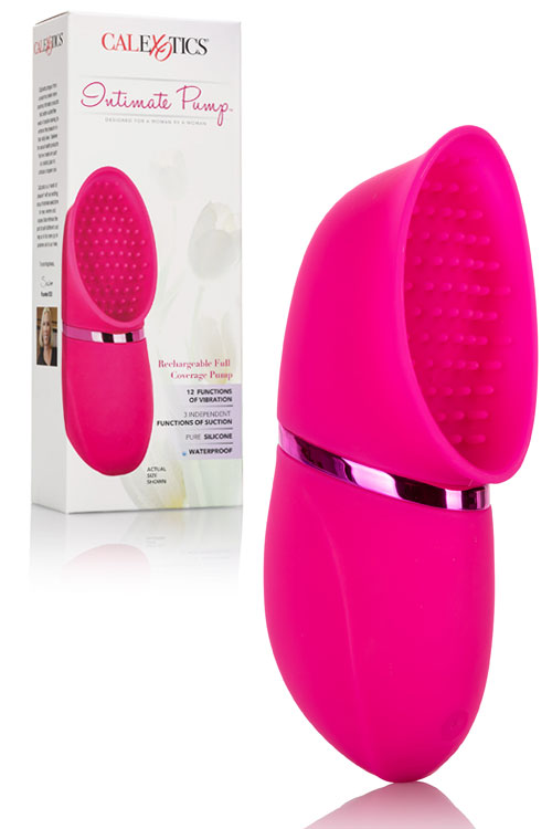 Vibrating 6" Silicone Pussy Pump