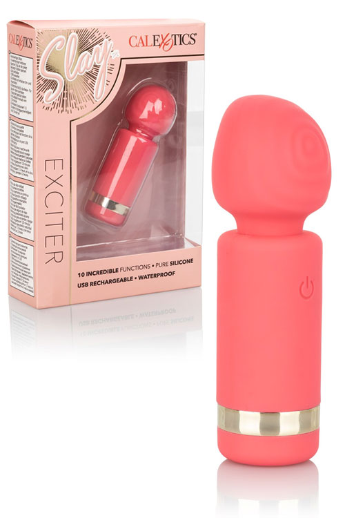 California Exotic 3.75&quot; Mini Silicone Vibrating Wand Massager