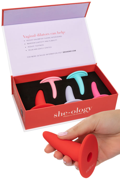 California Exotic She-Ology Wearable Vaginal Dilator Set (5 Pce)